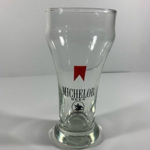 Michelob vintage 10oz ribbon beer glass